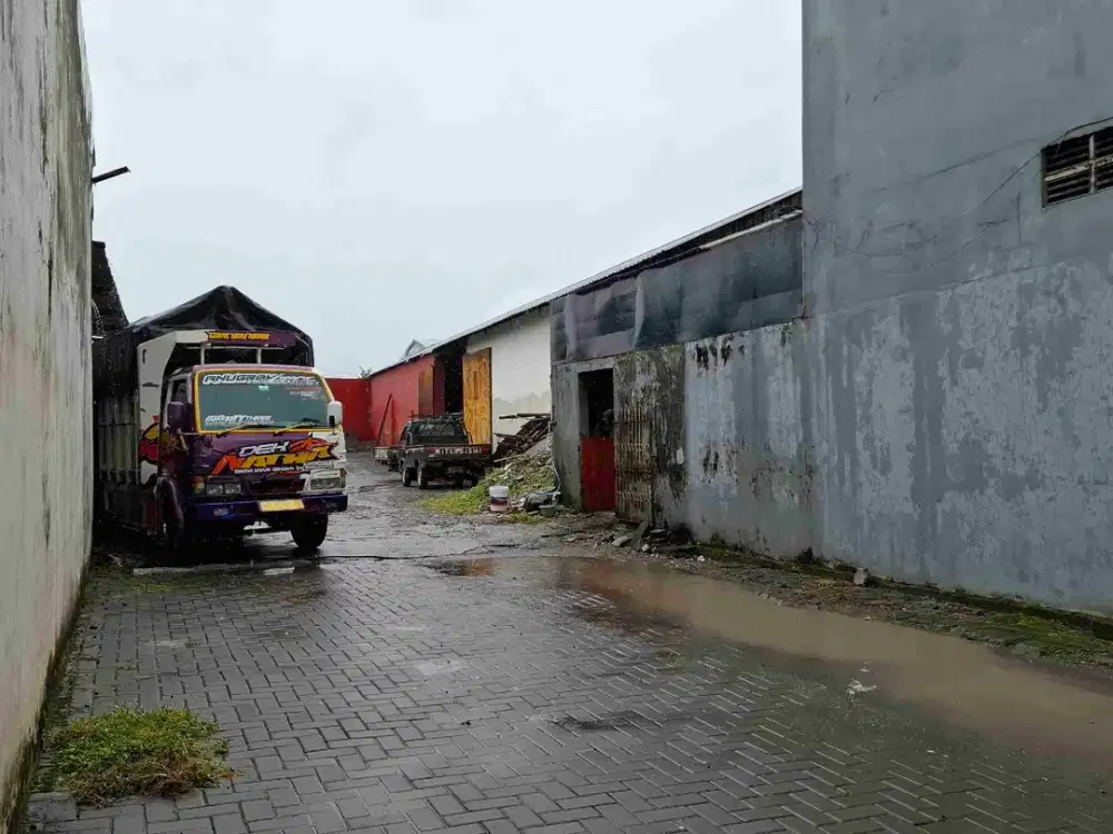 Jual tanah dan gudang dekat jl wates kadipiro ngestiharjo kasihan bantul