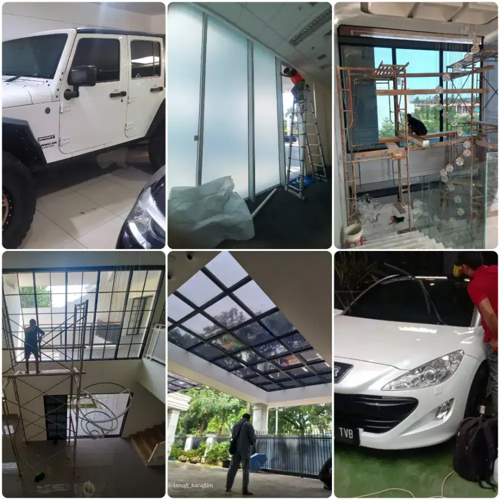 Kaca film promo ramadhan mobil dan gedung