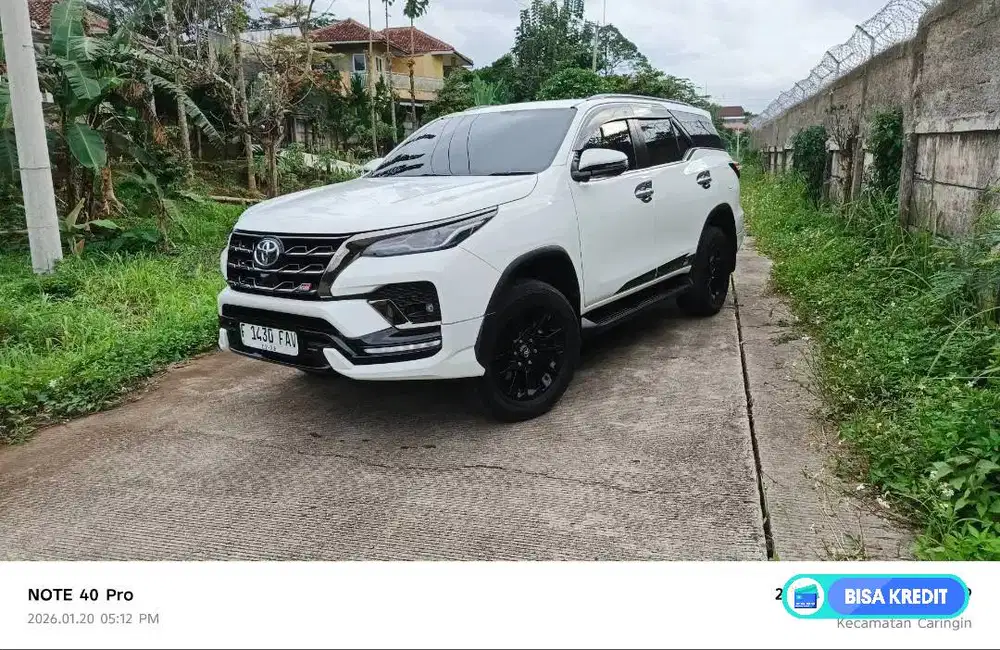 Fs. Fortuner 2.8 GR sport 4x2 nik 2022 pmk 2023, pribadi