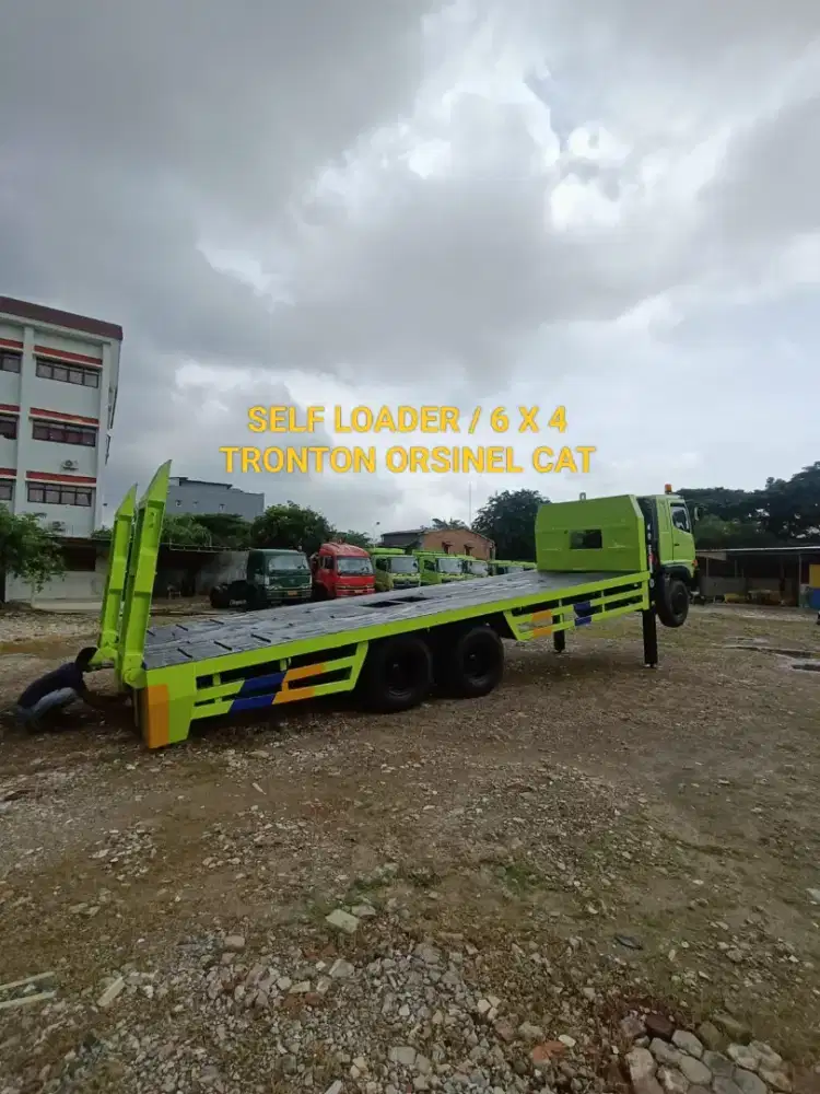 HINO LOHAN FM260JW ASLI LONG SELF LOADER 6X4 TRONTON ISTIMEWA SEKALI