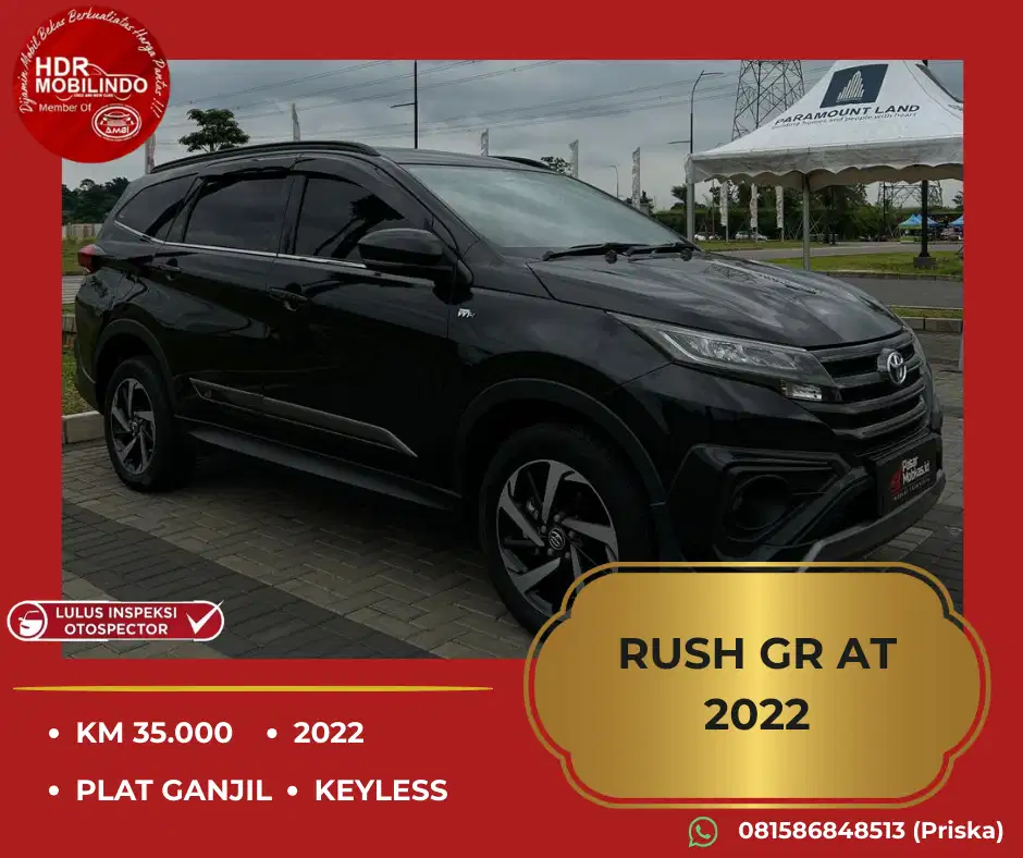 RUSH GR 2022 AT MATIC GANJIL