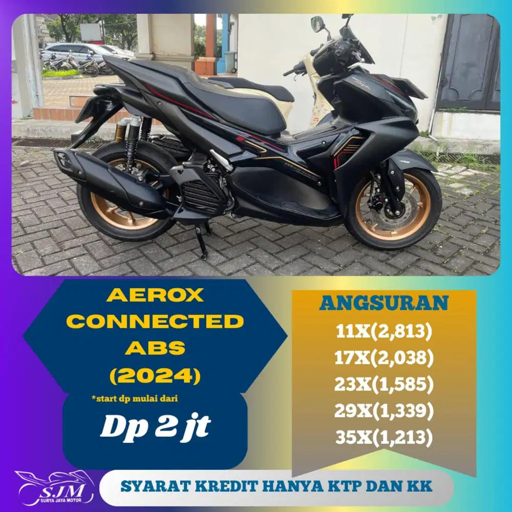 YAMAHA AEROX CONNECTED ABS 2024 MESIN HALUS