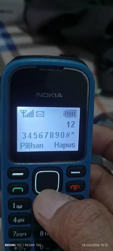 Dijual Hp Nokia 1280 fulldus normal fungsi sinyal all on minat PM