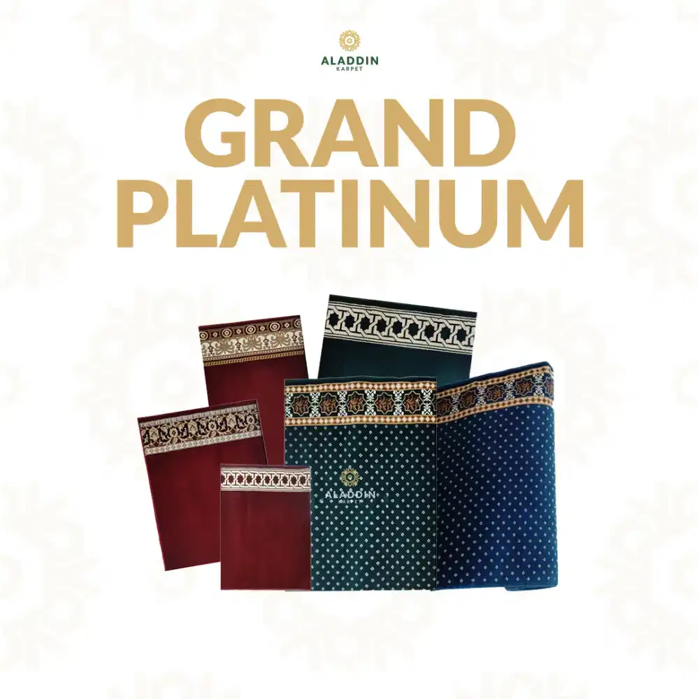 Jual Karpet Masjid Tipe Grand Platinum (13 mm) Merk Semi Impor