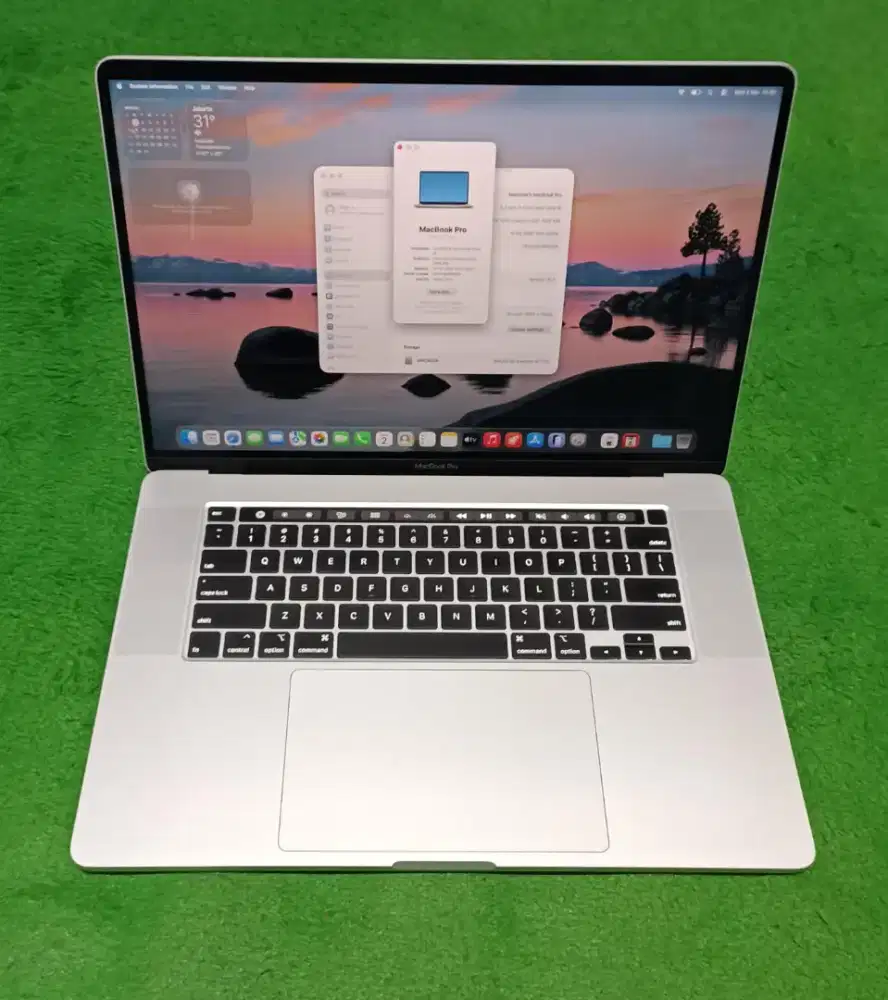 Apple MacBook Pro 2019 16inch i9 16/1TB Silver Touchbar Dual VGA Murah