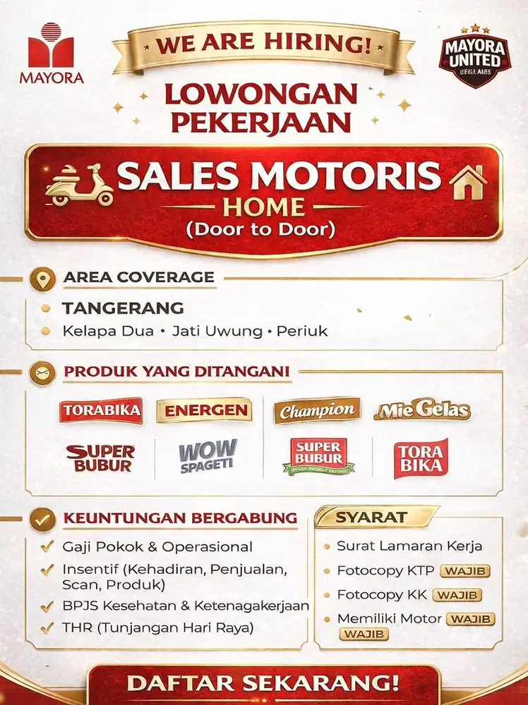 SALES MOTORIS MAYORA