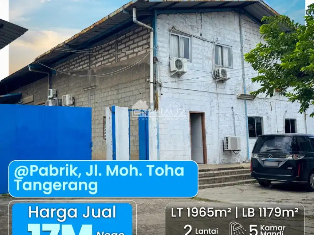 (MC) DiJual Pabrik di Jl. Moh. Toha (tanah ngantong)