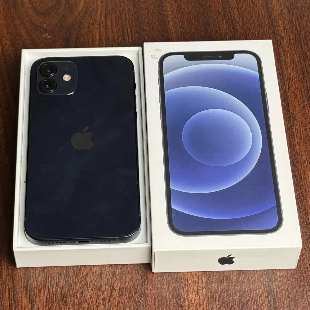 iPhone 12 BLACK 256GB Garansi Resmi iBox