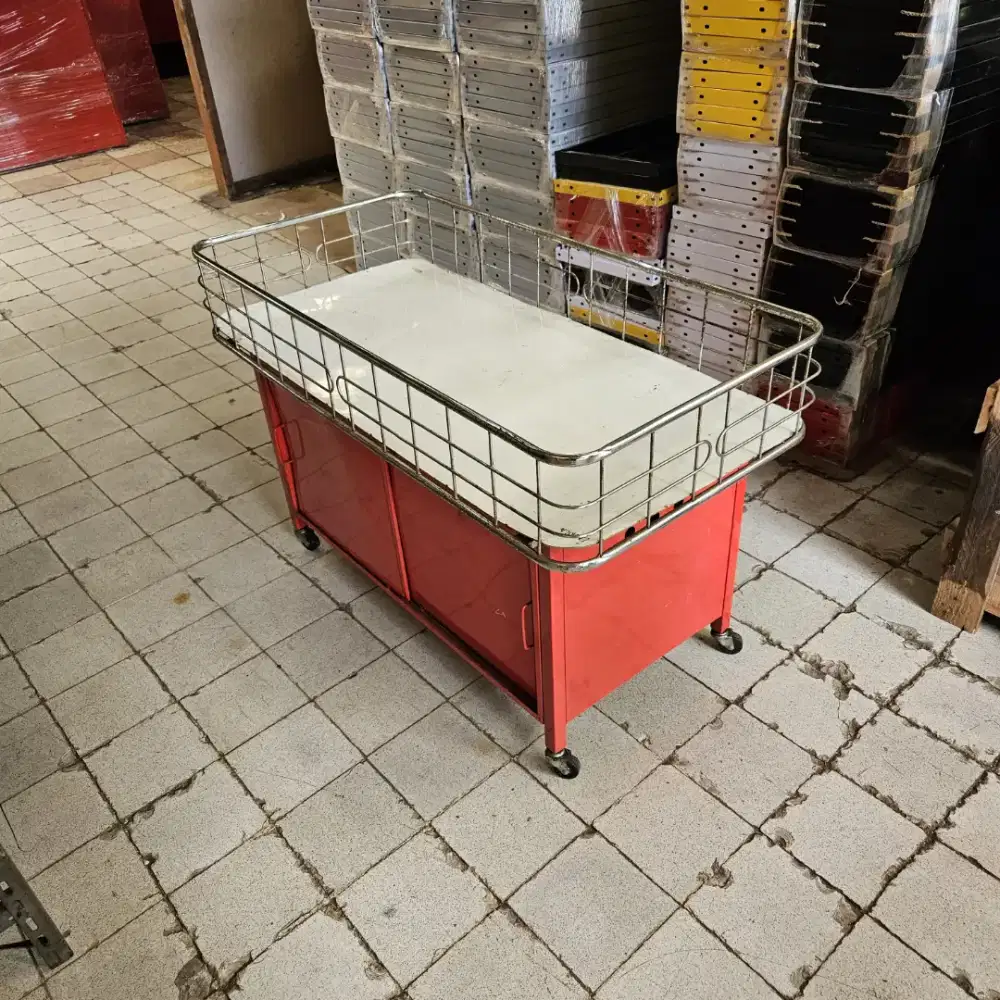 Wagon Meja Keranjang Obral BEKAS
