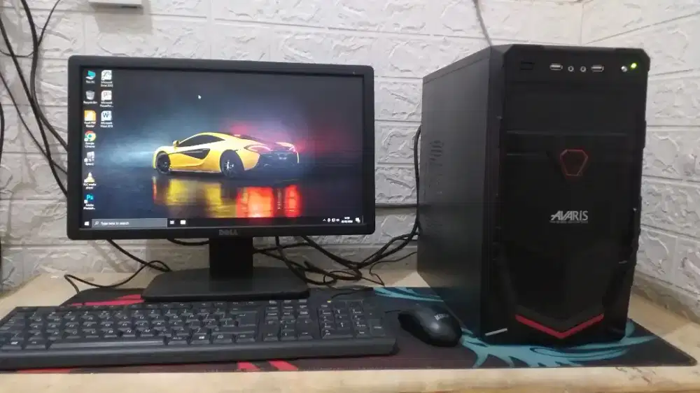 Komputer Lengkap Monitor Tinggal Pakai