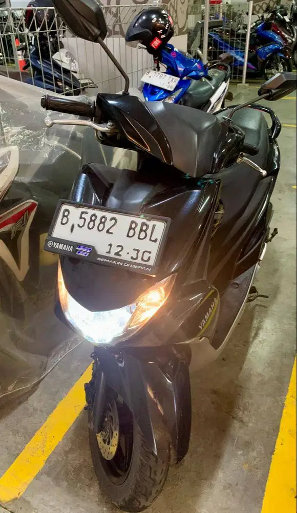 [PLAT JAKARTA] Yamaha FreeGo 2020 Standar - Hitam (Pajak Panjang)