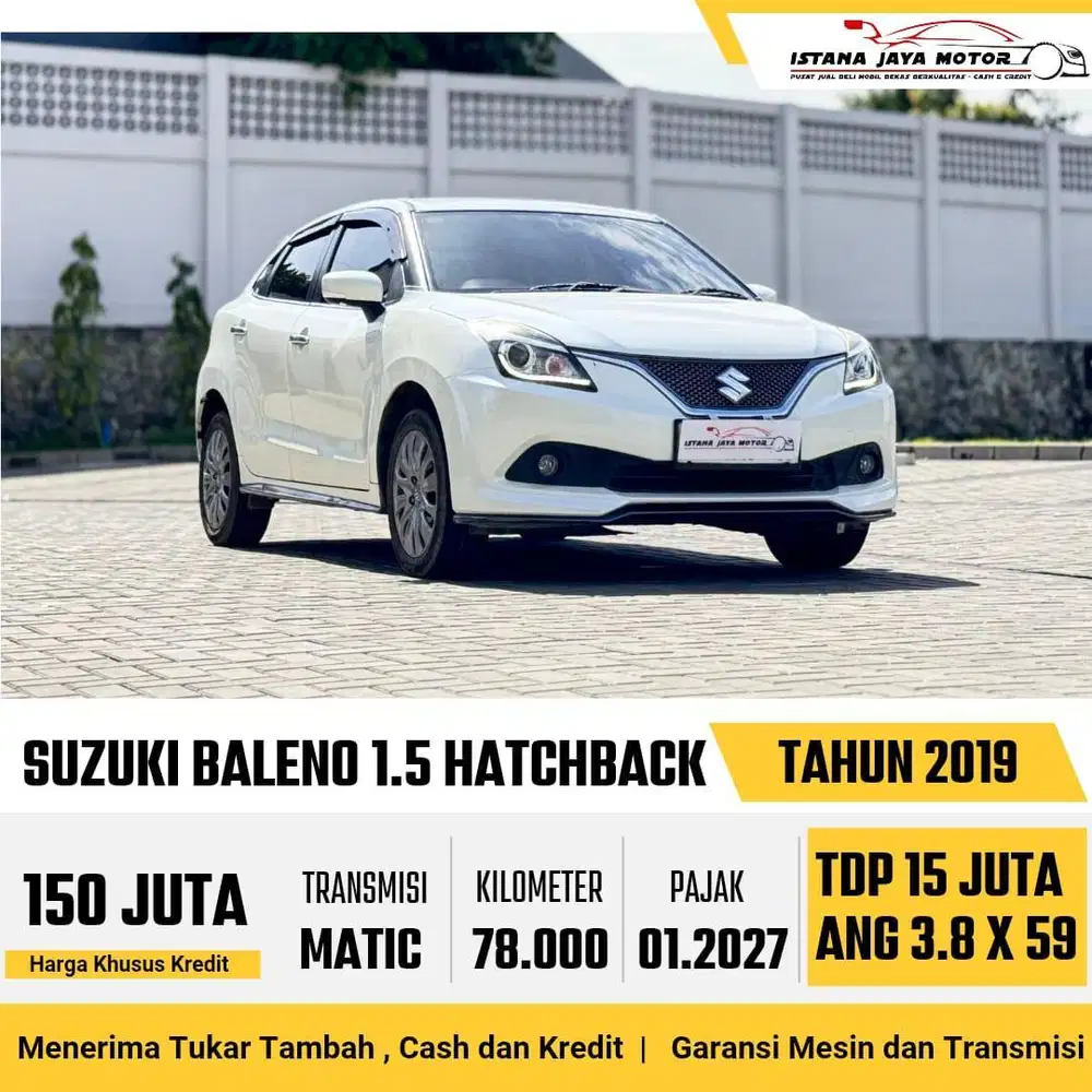 LOW KM Suzuki Baleno HB 1.4 AT 2019 Putih