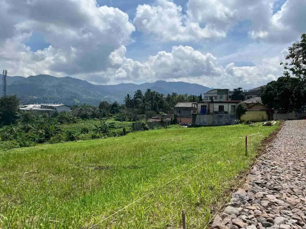 Tanah Di Puncak Bogor View Bukit Dan Gunung