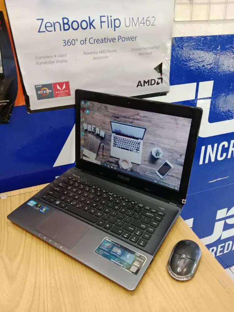 DIJUAL LAPTOP KERJA ASUS K45V CORE i7 RAM 8GB SIAP PAKAI