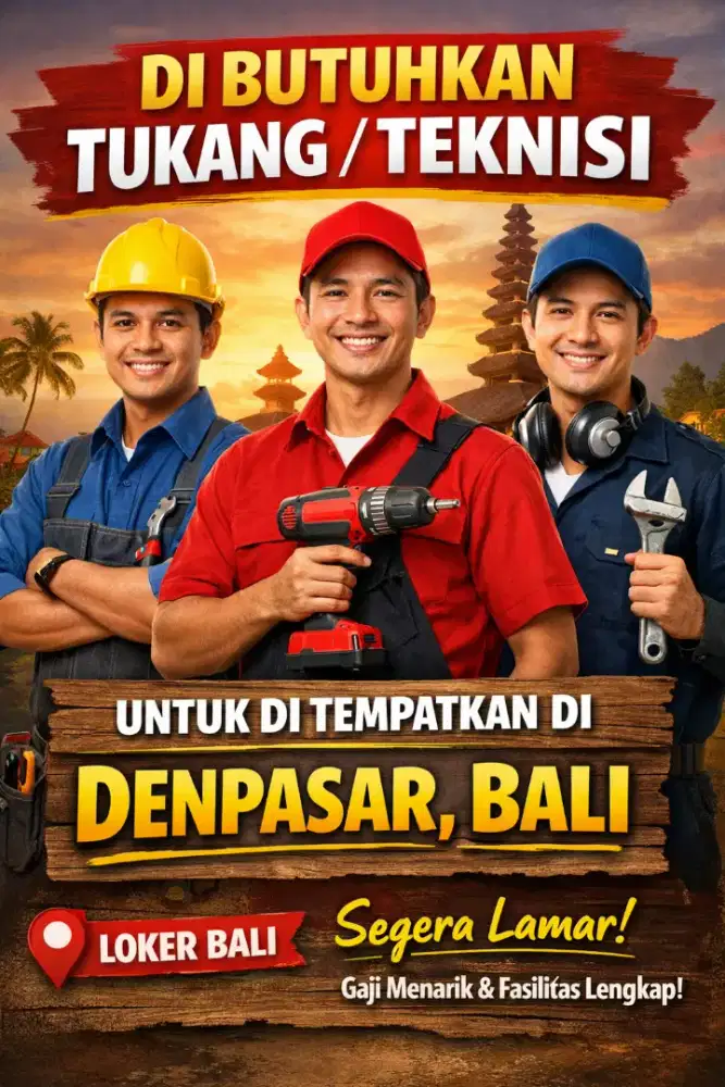 Tukang atau teknisi perbaikan denpasar bali