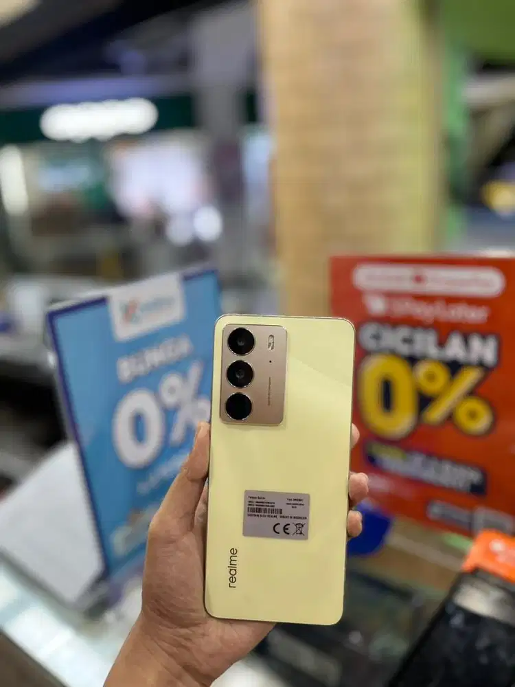 Realme c75 8/128 second like new belum pernah servis full set
