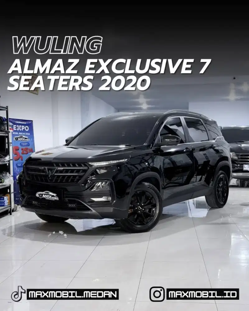 [DP 35JT‼️] WULING ALMAZ 1.5T EXCLUSIVE 7 SEATERS CVT 2020 pmkain 2021