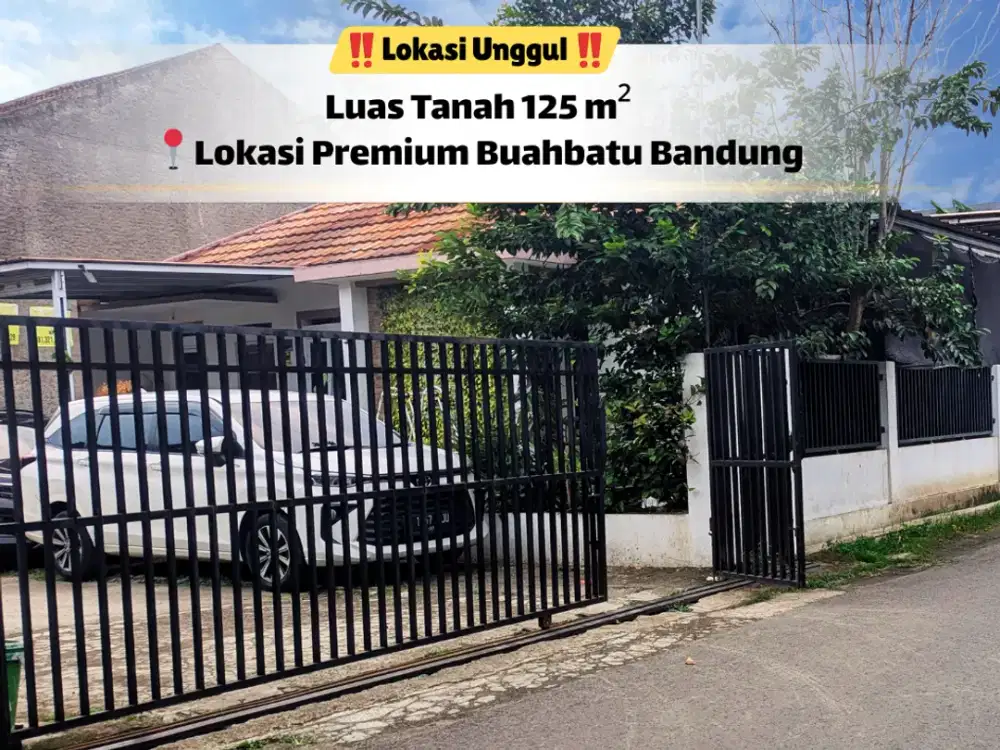 Tanah 125m² Buahbatu – SHM Aman!!