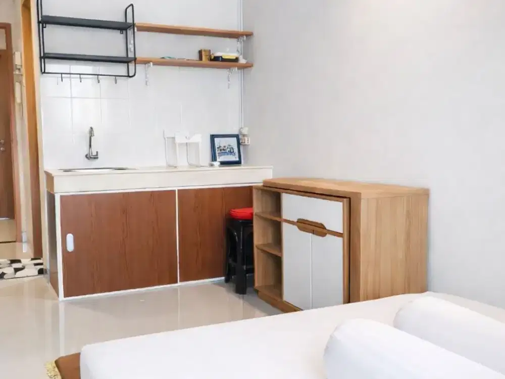 Disewakan Bulanan Hemat Apartemen Evenciio Studio Semi Furnish