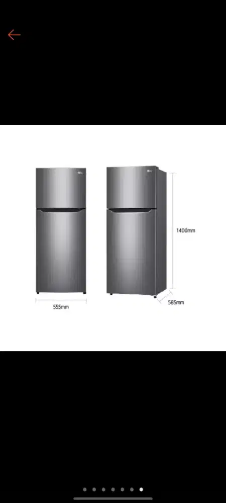 Preloved kulkas 2 pintu