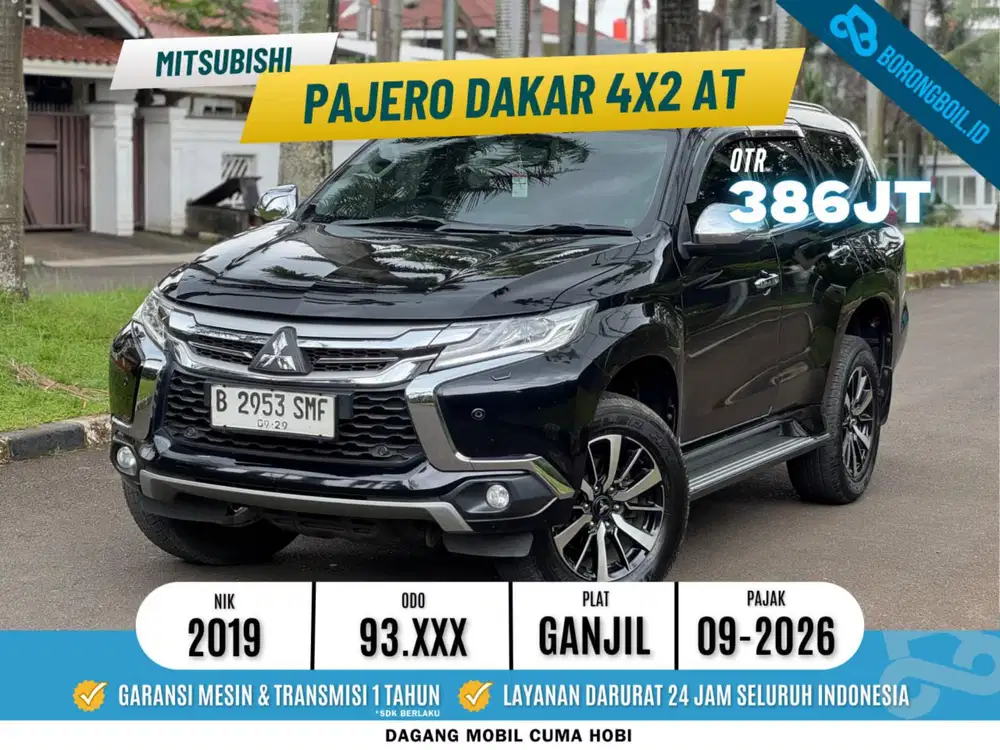Pajero Dakar 4x2 At 2019 Hitam
