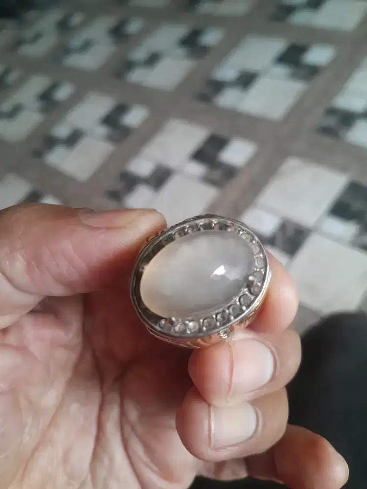 Batu anggur ster ring titanium
