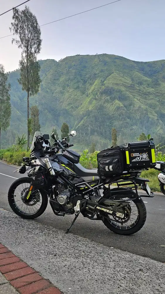 MOGE CF Moto 450 MT High Fender Full Modif Siap Touring Jauh luar kota