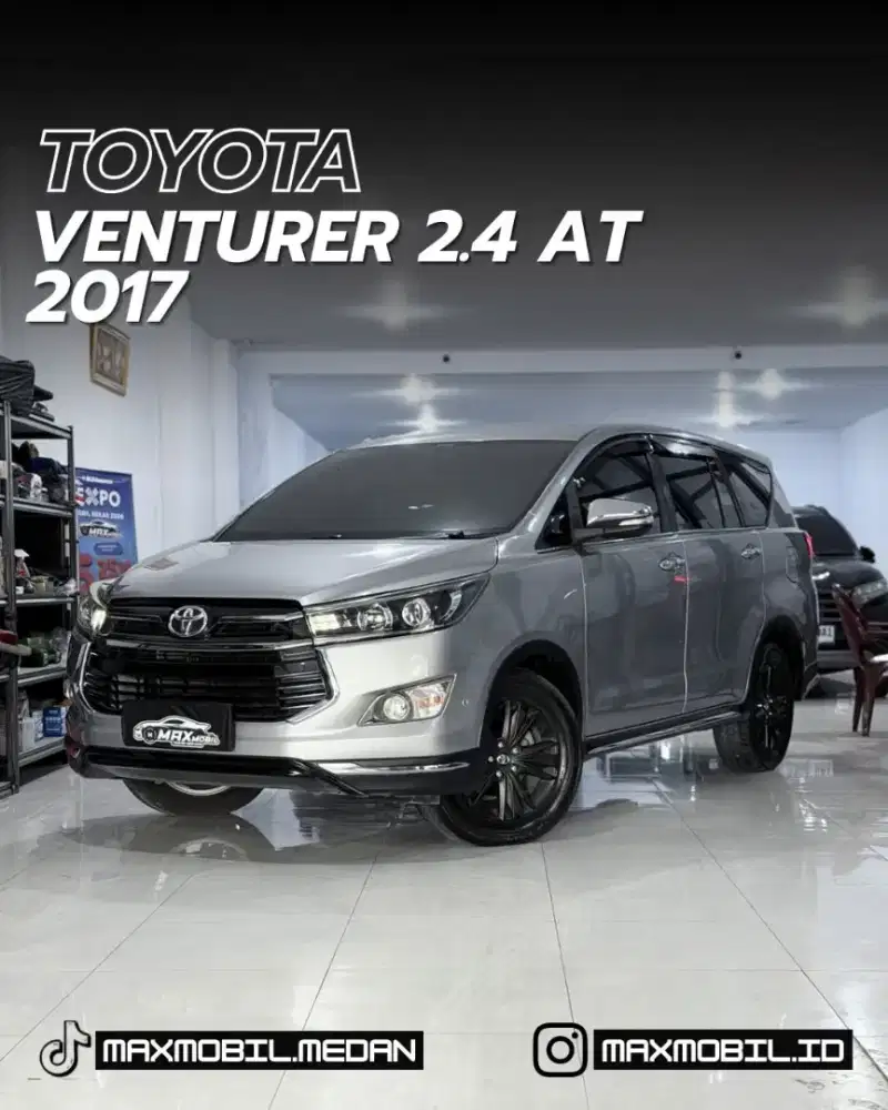 [DP 75JT‼️] TOYOTA INNOVA 2.4 VENTURER AT 2017 pemakaian 2018