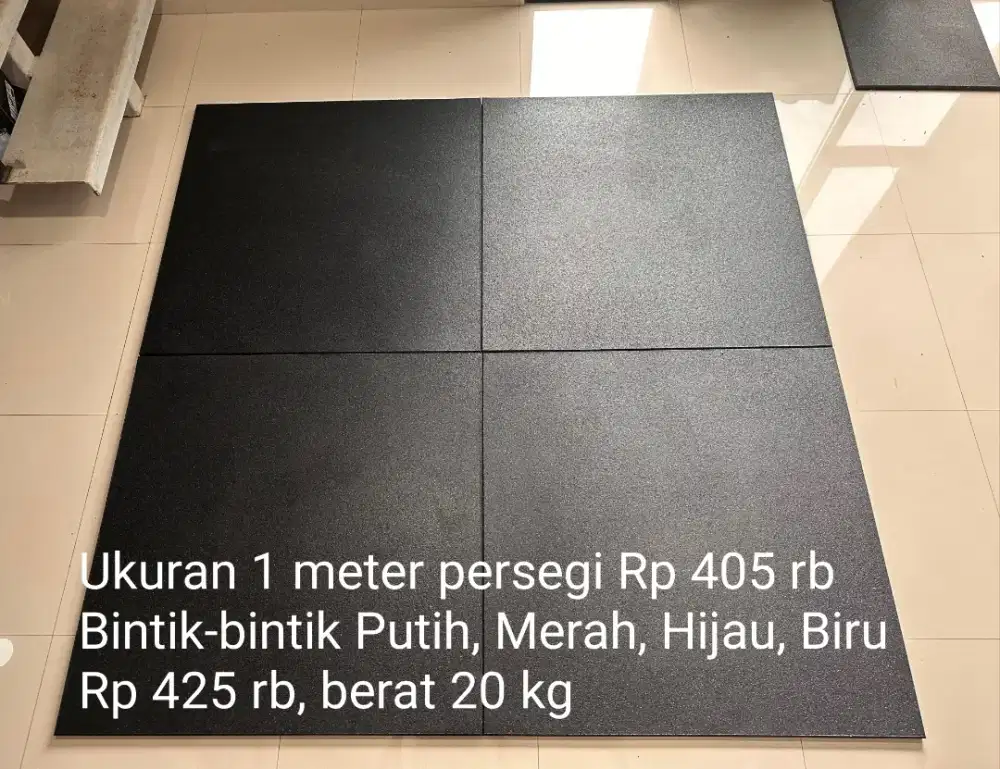 Karpet Gym ukuran 100x100x2 cm