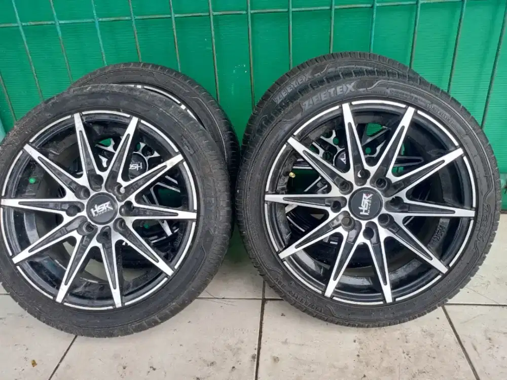 Jual velg HSR Ring 14 dan ban