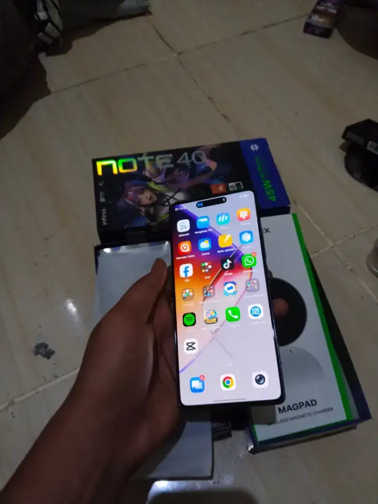 Infinix note 40 NFC ram 8/258 fullset