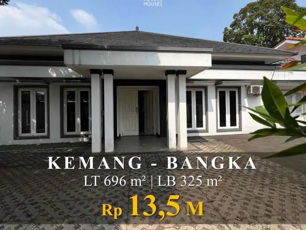 TURUN HARGA RUMAH SIAP HUNI DI KEMANG KONDISI SANGAT BAGUS