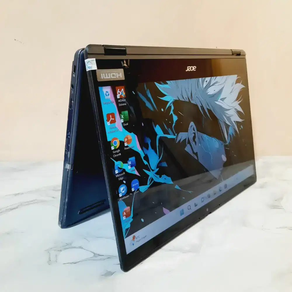 LAPTOP ACER TOUCHSCREEN &FLIP CORE I3 GEN 11 +STYLUS PEN FULL ORIAN