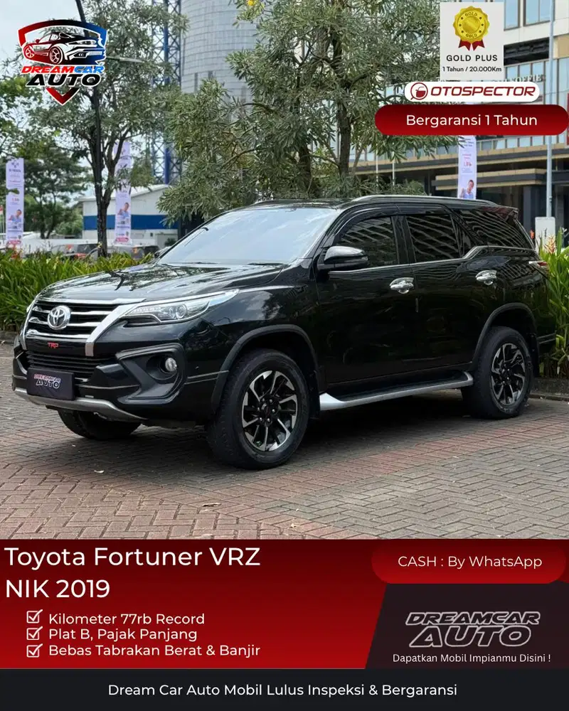 [KM77RB] Toyota Fortuner VRZ Nik 2019