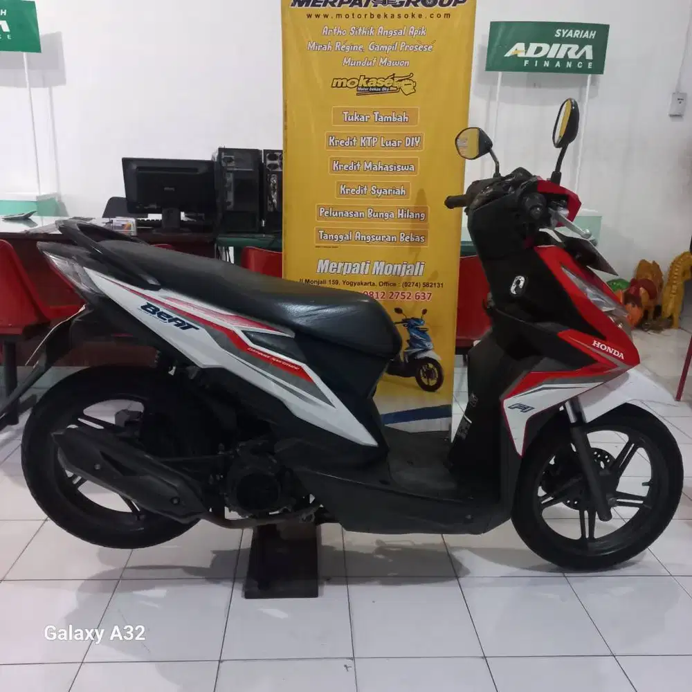 HONDA BEAT CBS TH 2017 KREDIT MOTOR MURAH MOKASE
