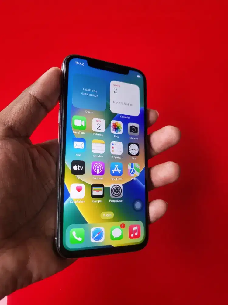 Jual cepat iphone x 256 Fullset