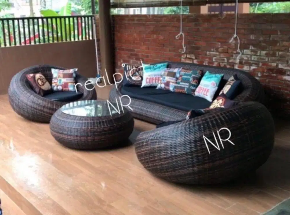 SOFA ROTAN MURAH