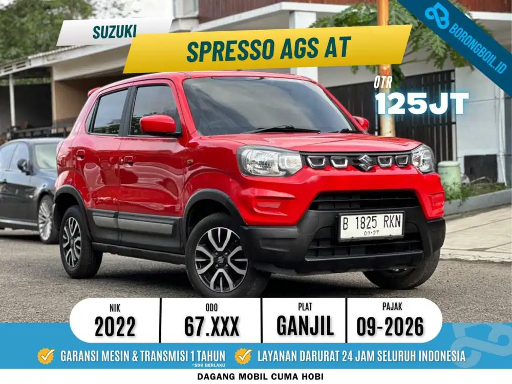 Suzuki Spresso AGS AT 2022 Solid Fire Red