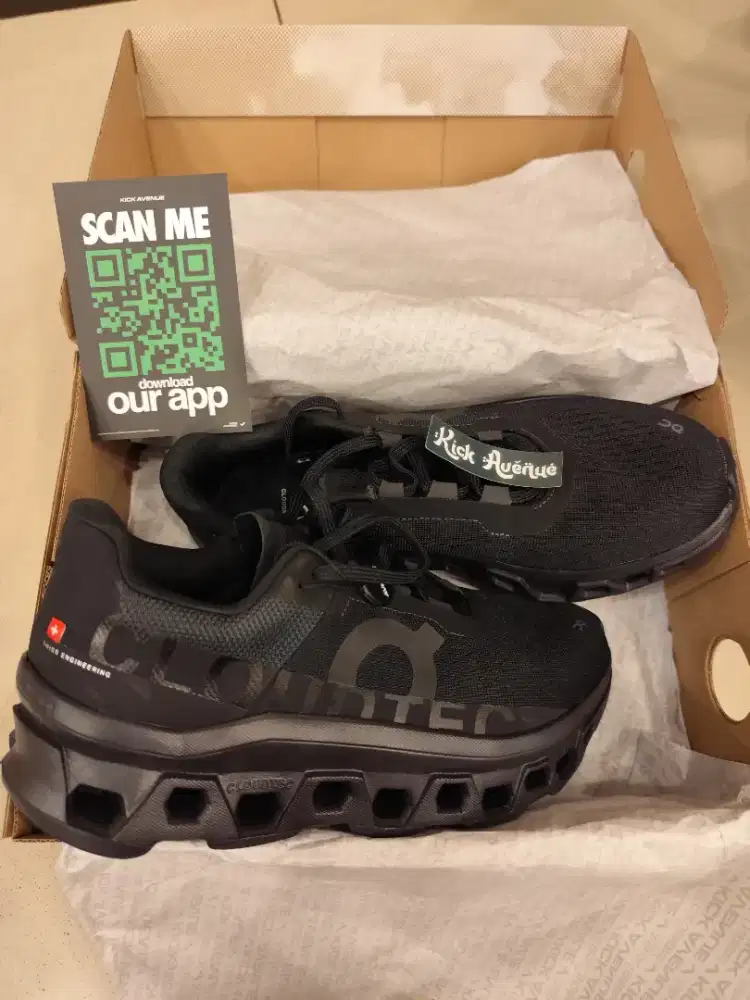 ON Running Cloudmonster On Cloudmonster all black Kick Avenue