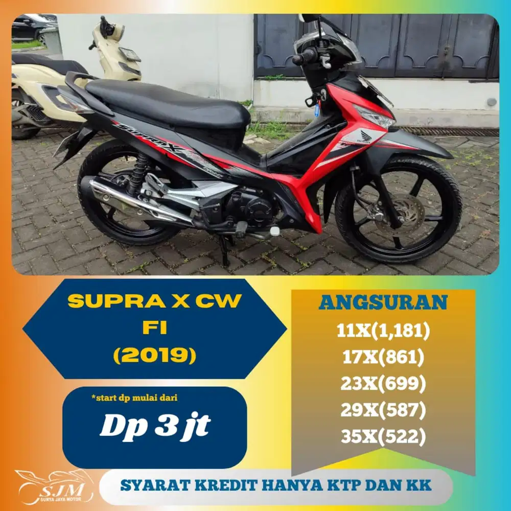HONDA SUPRA X FI CW 2019 MESIN HALUS