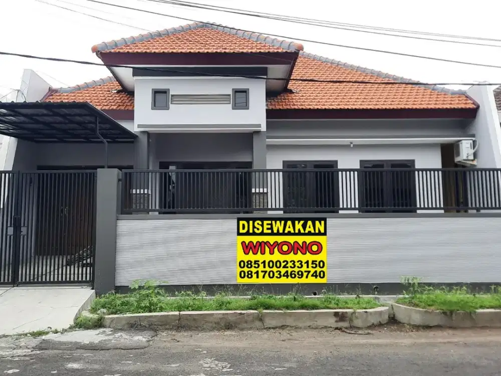 Disewakan Rumah Dharmahusada Hanya 8 menit ke RSUD dr. Soetomo Surabaya
