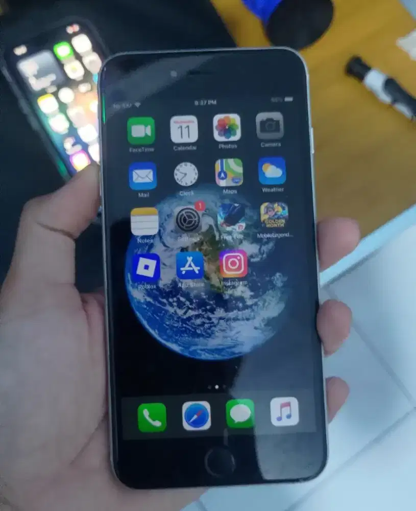 Iphone 7plus 128gb wifi only , semua aplikasi UD diinstal tinggal pake