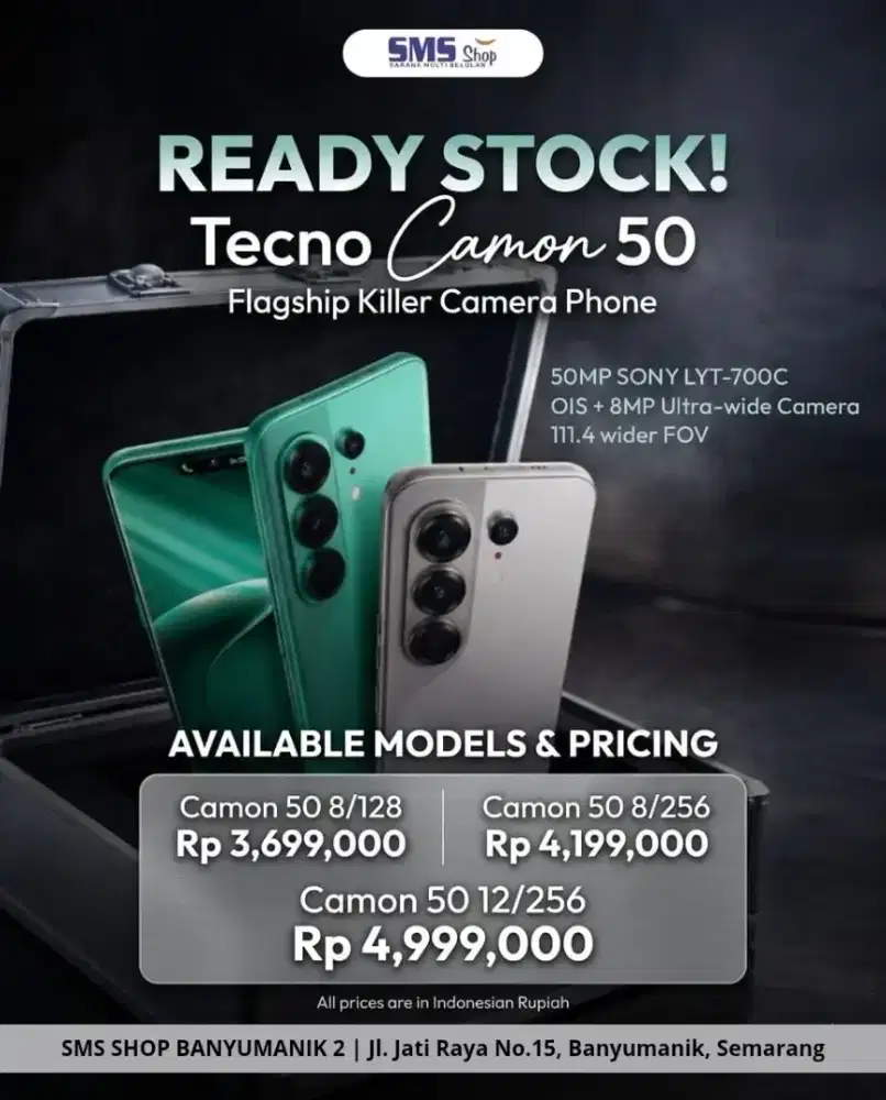 New Tecno Camon 50