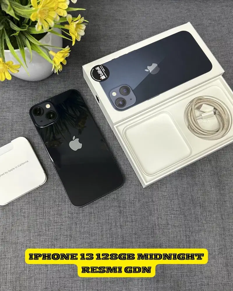 Iphone 13 128gb midnight resmi
