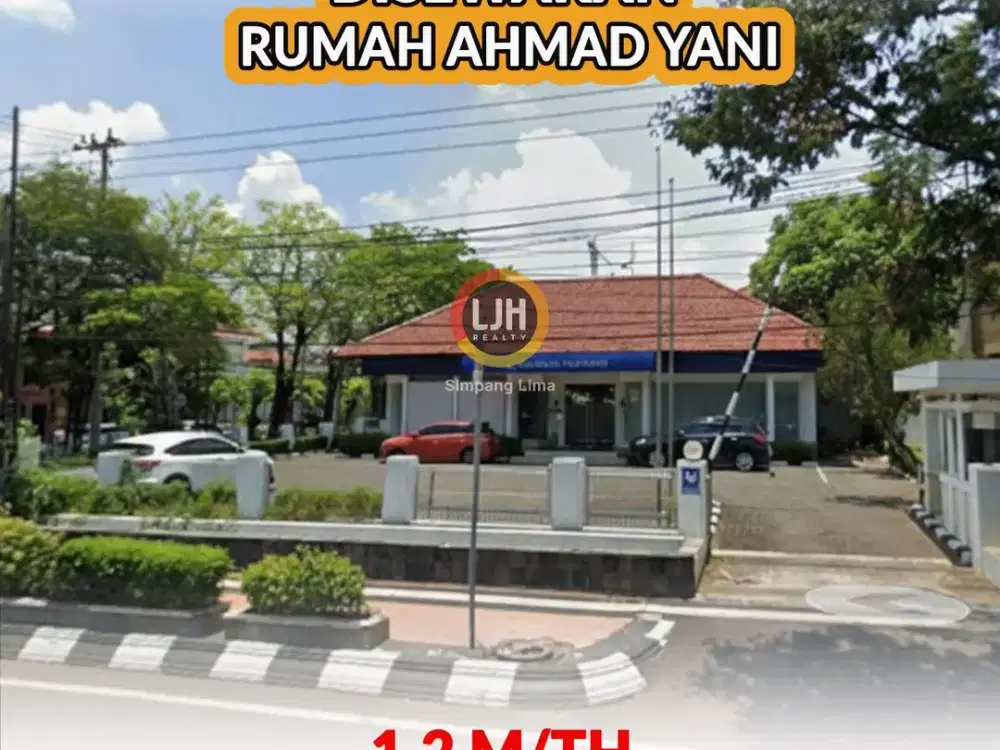 Disewakan Rumah Komersia Dekat dengan Simpang Lima