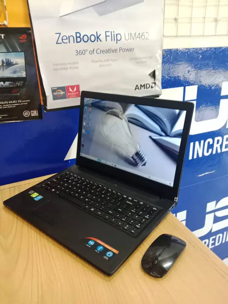 DIJUAL SIAP EDITING LAPTOP LENOVO IDEAPAD 100 CORE i5 RAM 8GB SSD 512G