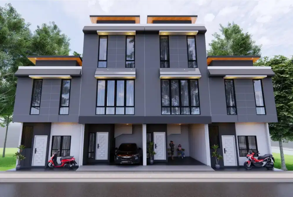 Rumah Modern Minimalis 2 Lantai di Cempaka putih jakarta pusat