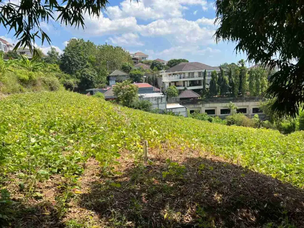 Tanah luas dapat view