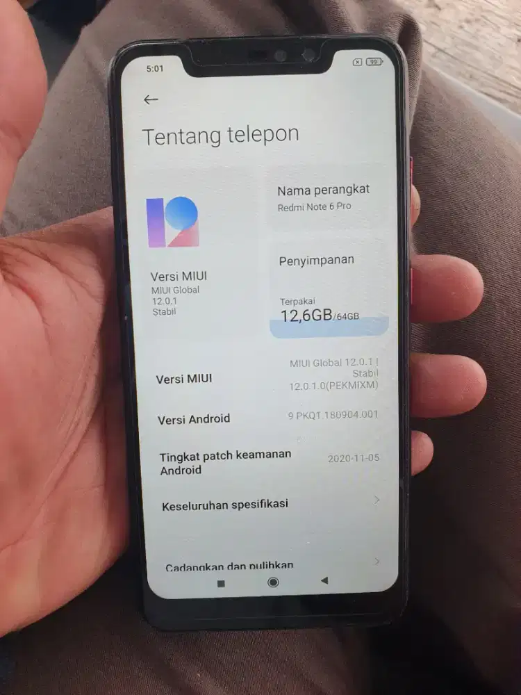 redmi note 6 pro 4/64