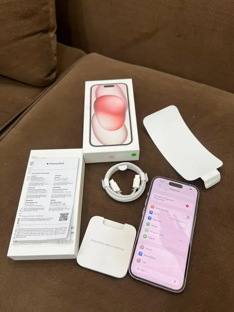 iPhone 15 128 Open Box Aktif 1 Maret Fullset Mulus CC 0